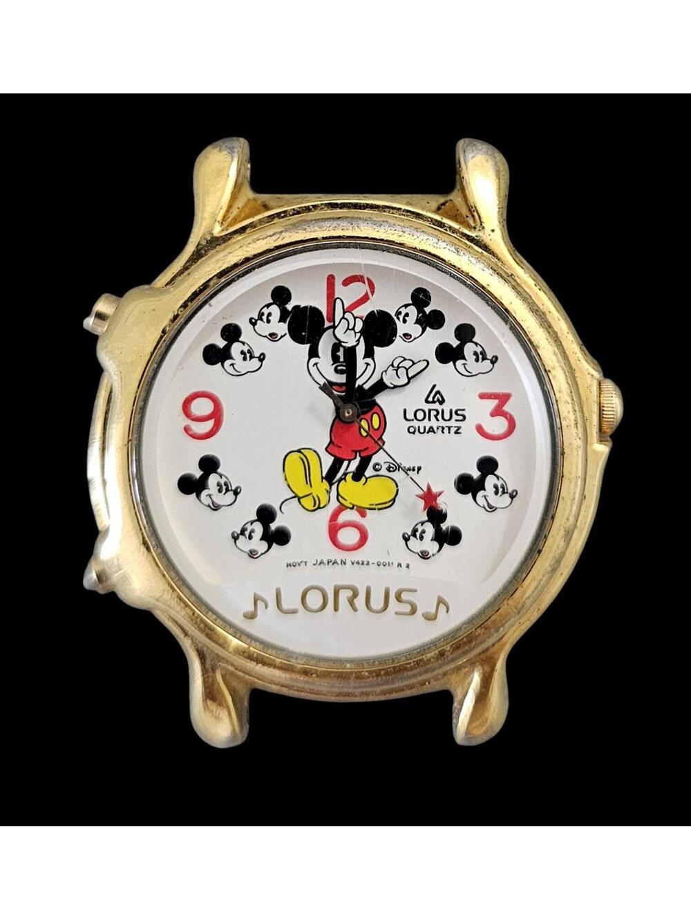 Vintage Disney Lorus Mickey Melody Watch V422-0011 - DANCING Hands - Flawed